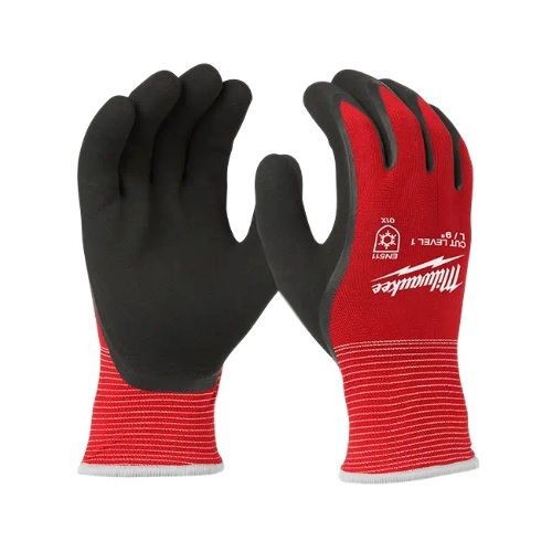 Milwaukee® 48-22-8912 Insulated Winter Dipped Work Gloves, L, Nylon, Resists: Water, ANSI Cut-Resistance Level: 1