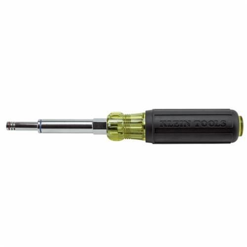 Klein® 32801 5-in-1 Heavy Duty Multi-Nutdriver With Magnetic Tip, Round Shank, Black Cushion Grip Handle