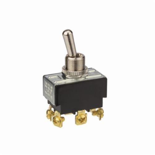 78270TSNSI 78270TS Bat Toggle Switch, 125/250 VAC, 20/10 A, 1-1/2, 2 hp Power Rating, DPDT Contact