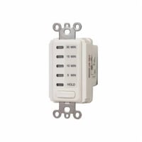EI200LAIntermatic® EI200LA Auto Shut-Off In-Wall Electronic Countdown Timer, 5/10/15/30 min Setting, 120 VAC, 1/2 hp, 1NO/SPST Contact, 1 Poles