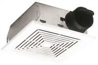 Broan® 1667H Fan Housing Pack With Damper and Duct Connector, 25 ga, Steel, Domestic