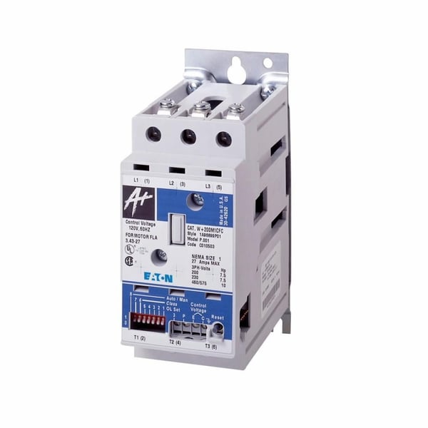 W+200M1CFCEATON W+200M1CFC W200 Open NEMA Starter, 120 VAC V Coil, Non-Reversing Action, 3 Poles, NEMA 1 Enclosure