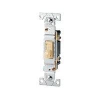 5221-7V-BUEATON Arrow Hart™ 5221-7V-SP-L 3-Way Standard Toggle Switch, 120 VAC, 15 A, 1/2 hp Power Rating