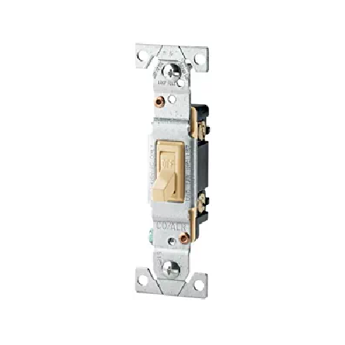 5221-7V-BUEATON Arrow Hart™ 5221-7V-SP-L 3-Way Standard Toggle Switch, 120 VAC, 15 A, 1/2 hp Power Rating