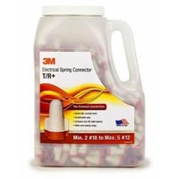 3M™ Performance Plus T/R+ Flame-Retardant Twist-On Wire Connector, Winged Shell, Live-Action/Square Wire Spring