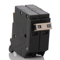 CH290EATON CH290 Type CH Standard Circuit Breaker, 120/240 VAC, 90 A, 10 kA Interrupt, 2 Poles, Common/Thermal Magnetic Trip