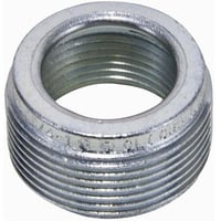 Appleton® RB75-50 Reducing Bushing, 3/4 x 1/2 in Trade, Steel, Zinc Electroplated