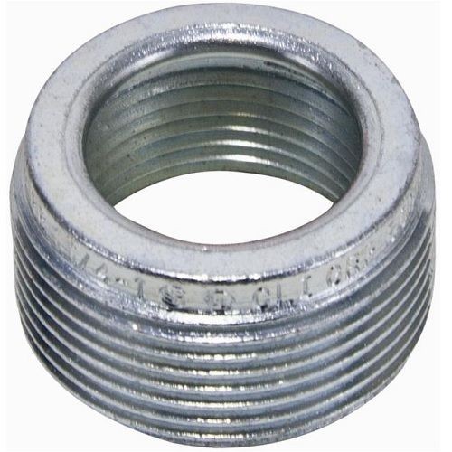 Appleton® RB75-50 Reducing Bushing, 3/4 x 1/2 in Trade, Steel, Zinc Electroplated