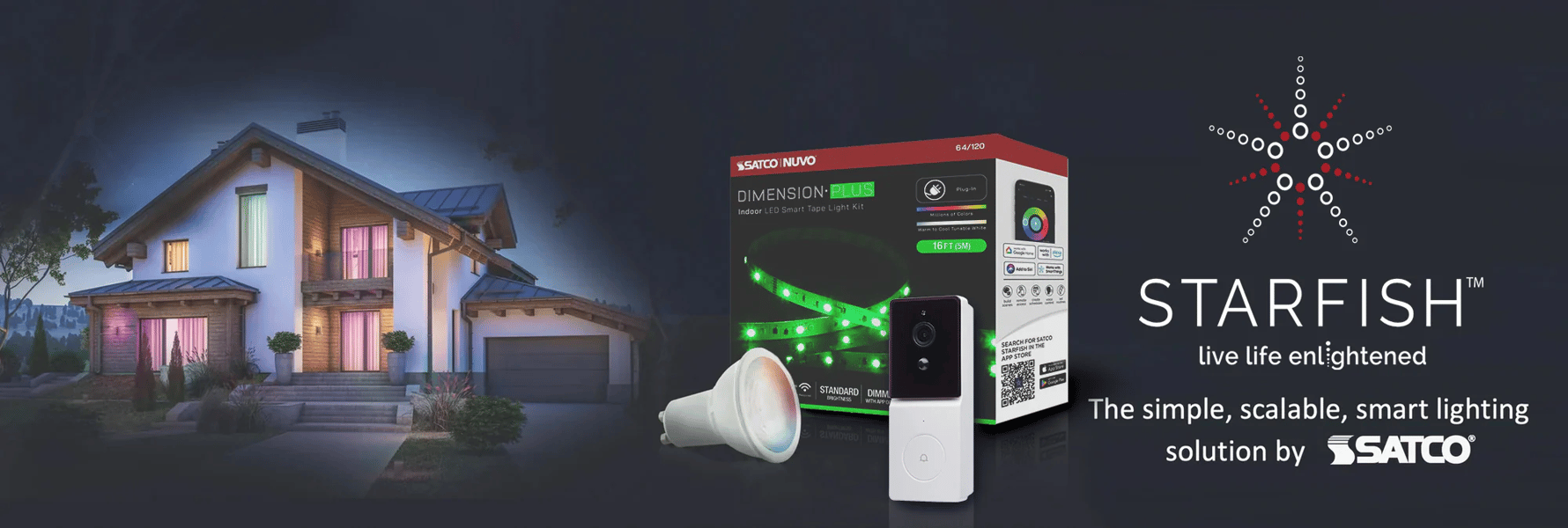 Starfish live life enlightened, he simple, scalable, smart lighting solution by Satco