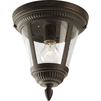 Progress Lighting® P3883-20 Westport Classic/New Traditional Close-to-Ceiling Fixture, (1) A19 Incandescent Lamp, 120 VAC, Antique Bronze/Brown/Powder Coated/Painted Housing
