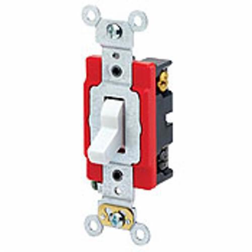 1224-2ELeviton® 1224-2 4-Way Self-Grounding AC Quiet Toggle Switch, 120/277 VAC, 20 A, 800 W, 1000 VA Power Rating
