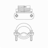 2854RACO® 2858 Non-Watertight Service Entrance Cable Connector, 2 in Knockout, 3/0 AWG Conductor, Die Cast Zinc