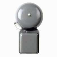 55-4AMEdwards Signaling™ 55-4G5 Single Magnet Vibrating Bell, 24 VAC, 0.02 A, 78/68 dB, 4 in Gong