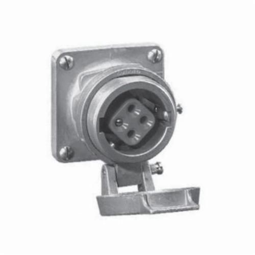 AR1042 S22Crouse-Hinds CHAR1042 CHAR Polarized Weatherproof Pin and Sleeve Connector, 600 VAC/250 VDC, 100 A, 4 Poles, 3 Wires