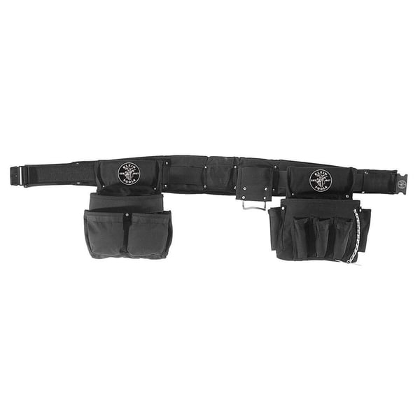 Klein® PowerLine™ 5710L 4-Piece Combo Tool Pouch Set, Cordura® Fabric, Black