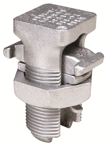 Data-Spec SheetBURNDY® SERVIT® KSU29 Universal Split Bolt Connector, (1) 1 AWG to 250 kcmil, 8 AWG to 250 kcmil Conductor, 2-1/2 in L, Copper Alloy