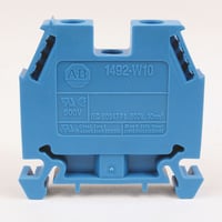 1492-W10-GAllen-Bradley, 1492-W IEC Terminal Block, Space-Saver Feed-Through Blocks, 10 mm (# 22 AWG - # 8 AWG), Single-circuit terminal block, Green,