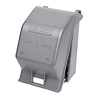 Data-Spec SheetRed Dot® Code Keeper® CKMUV Medium Universal Weatherproof While-In-Use Cover, 3-1/4 in D, Die Cast Aluminum