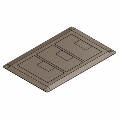 E9763BCarlon® E9763B Multi-Gang Non-Metallic Floor Box Cover, 11-1/2 in L x 7.13 in W, Thermoplastic
