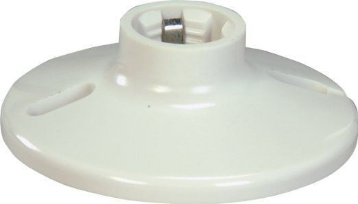EATON Eaton Wiring Devices Arrow Hart™ S1174W-SP-L Ceiling Receptacle Lampholder With Keyless Switch, 660 W Lamp, 250 VAC, Medium