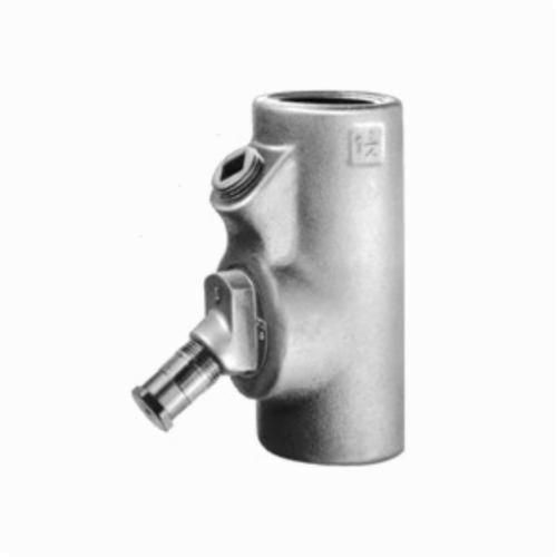 EYD9EATON Crouse-Hinds Condulet® EYD56 Conduit Sealing Fitting With Drain, 1-1/2 in MNPT x 1/2 in FNPT, For Use With Conduit System, Copper-Free Aluminum, Natural