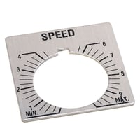 800T-X639Allen-Bradley, 800T-X639, 800T Legend Plate, Standard, POWER ON, Gray