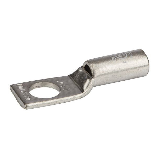 NSI GL338 GL Series 1-Hole Compression Lug With Peep Hole, 3 AWG 