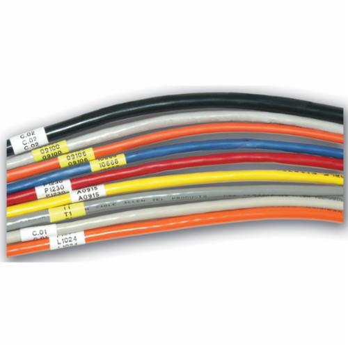 EZ-YHS12E-Z Code® EZ-WN34 EZL High Performance Wire Marker Label, 12.5 ft L x 3/4 in W, White, Nylon