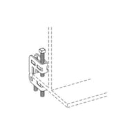 B-Line B755-3/8-J6ZN Beam Clamp Assembly, 6 to 10 in W, Low Carbon Steel