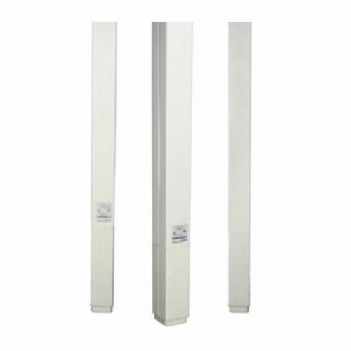 25DTC-4-DGWiremold® Tele-Power® 25DTC-4-DG 2-Compartment Blank Steel Pole, 2 Outlets, 10 ft 5 in L x 5-1/4 in W, Steel