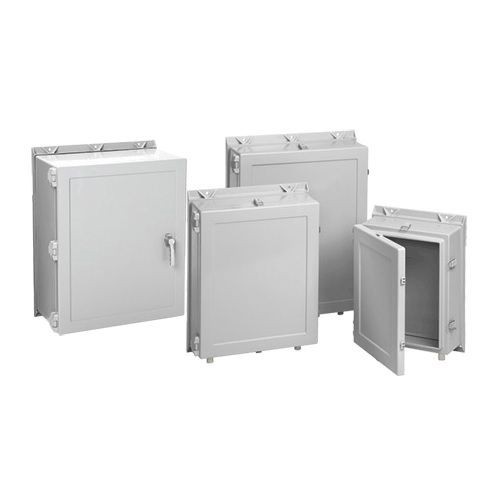 nVent HOFFMAN A30H2412GQRLP A17W3/A17WM 1-Door Medium Wall Mount Enclosure, 30-1/4 in L x 24-1/4 in W x 12 in D, NEMA 4X/IP66, Fiberglass