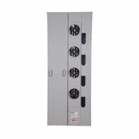 1MP4206RPEATON 1MP4206RP Group Metering Meter Pack, 200 A Self-Contained Socket, Underground Feed, 120/240 VAC, 600 A Bus