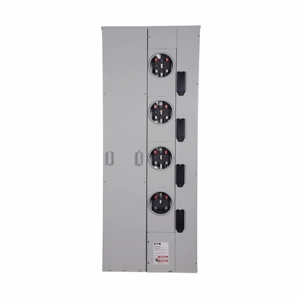 1MP4206RPEATON 1MP4206RP Group Metering Meter Pack, 200 A Self-Contained Socket, Underground Feed, 120/240 VAC, 600 A Bus