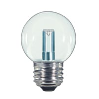 S9158SATCO® S9158 Globe LED Specialty Lamp, 1.4 W, 15 W Incandescent Equivalent, E26 Medium Lamp Base, G30 Globe Shape, 120 VAC