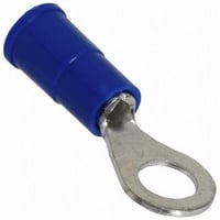 3M™ Scotchlok™ 051128-58820 Insulated Standard Ring Terminal, 16 - 14 AWG Conductor, 1.08 in L, Butted Seam Barrel