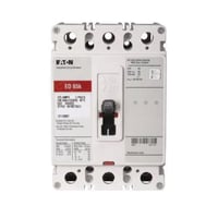 ED3225BP10EATON ED3225BP10 C Series Type ED Molded Case Circuit Breaker, 240 VAC/125 VDC, 225 A, 65 kA Interrupt, 3 Poles, Fixed Thermal/Fixed Magnetic Trip