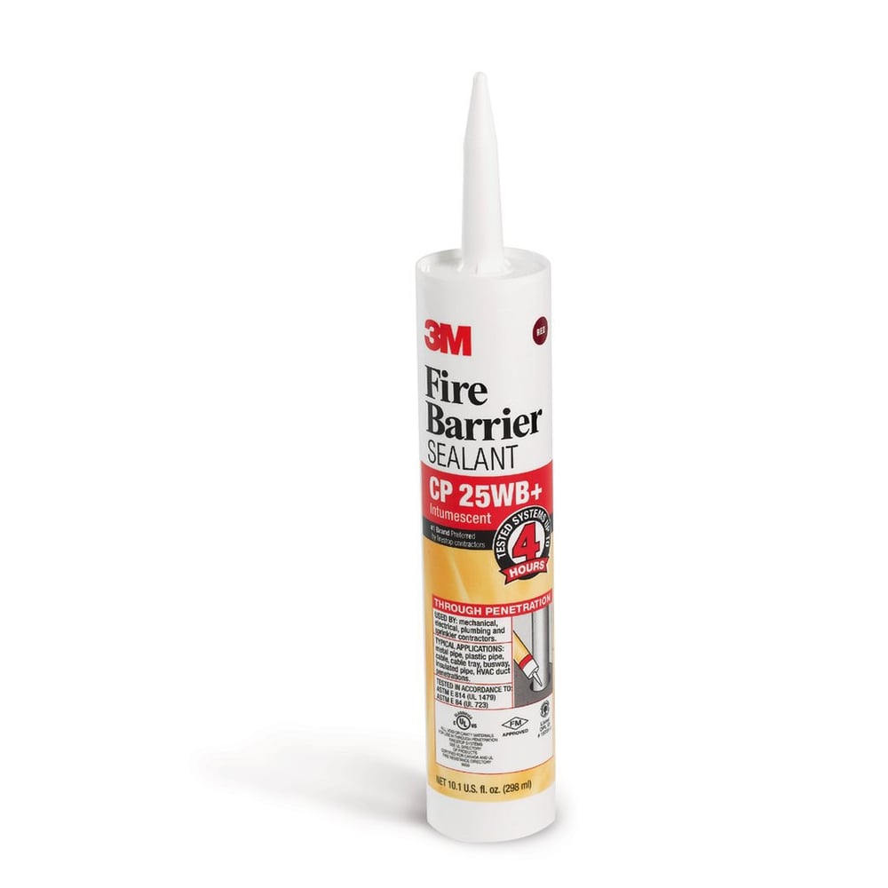 Data-Spec Sheet3M™ CP 25WB+ High Performance Fire Barrier Sealant, 10.1 fl-oz Cartridge, Paste, Red