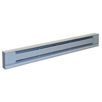 TPI H2915072S 2900S 1-Phase Standard Electric Baseboard Convection Heater, 5100/3825 Btu/hr Capacity, 208/240 VAC, 1500/1125 W Power Rating, Wall Mount