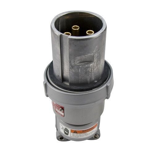 Appleton® Powertite ACP6034BC Clamping Ring Pin and Sleeve Plug, 600 VAC/250 VDC, 60 A, 4 Poles, 3 Wires