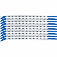 SCN13-6Brady® Clip-Sleeve™ SCN13-6 SCN Pre-Printed Wire Marker, 0.134 to 0.181 in Wire, 6 Legend, Black on White Legend, White Marker, Nylon