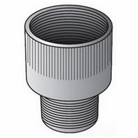 O-Z/Gedney ME-323S Male Conduit Enlarger, 5/8 in, For Use With Rigid Conduit/IMC, Steel, Zinc Electroplate