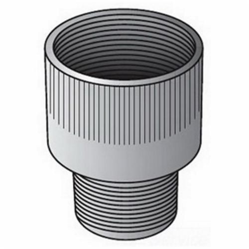 O-Z/Gedney ME-323S Male Conduit Enlarger, 5/8 in, For Use With Rigid Conduit/IMC, Steel, Zinc Electroplate