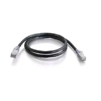 576-135-003Quiktron® 576-135-003 Value Booted Patch Cord, Cat 6, 24 AWG Solid Copper Conductor, Male RJ45 Connector, 3 ft L Cord, Black