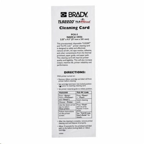 PCK-5Brady® PCK-5 Cleaning Kit, For Use With TLS 2200® Thermal Labeling System