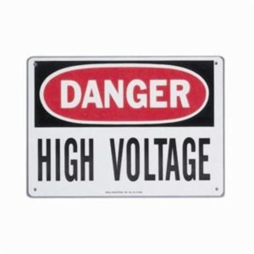 44-863IDEAL® 44-863 Self-Sticking Safety Sign, DANGER, 10 in H x 7 in W, Polyester, Self-Sticking Mount