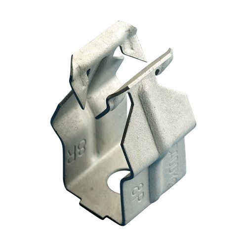 nVent ERICO 12P Push In Conduit Clamp, 3/4 in Conduit, 25/15 lb Load, 0.866 to 1.181 in OD, Spring Steel