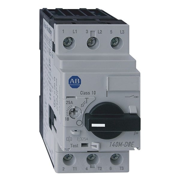 140M-D8N-B40Allen-Bradley 140M-D8N-B40 MCP, Standard Magnetic Trip (Fixed at 13 x le), 4 A, High Performance, Frame Size D