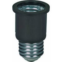 EATON Eaton Wiring Devices Arrow Hart™ 1054-BOX Keyless Socket Extension, Medium Base, 250 VAC, Phenolic, Black