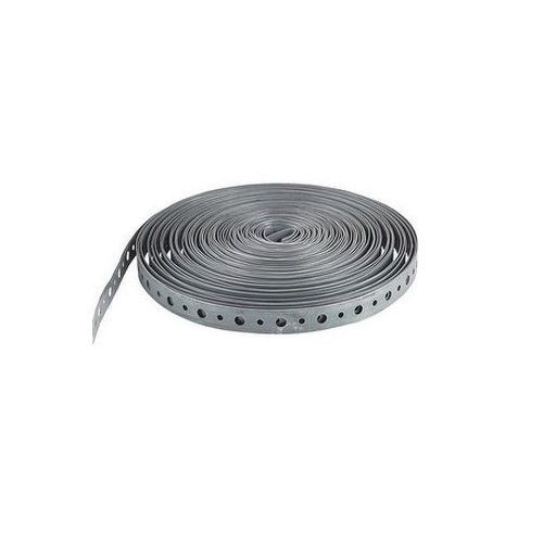 Minerallac® Minerallac Traditional® 410C Perforated Mounting Strap, 1/4 in Dia Hole, 10 ft L x 3/4 in W x 0.035 in THK, Pre-Galvanized, Domestic
