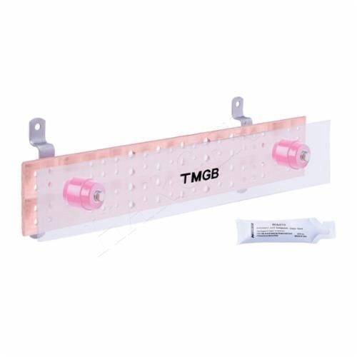 TGBI14412TMGBHarger® TGBI14412TMGB TIA-607 Style Ground Bar, 12 in L x 4 in W x 1/4 in H